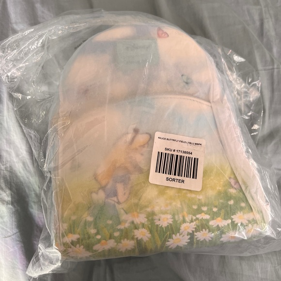 Loungefly Disney Alice In Wonderland Meadow Mini Backpack - Picture 8 of 8
